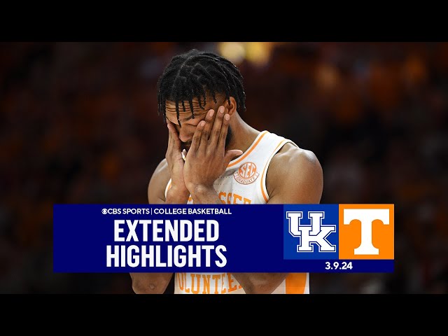 No. 15 Kentucky at No. 4 Tennessee: College Basketball Extended Highlights I CBS Sports