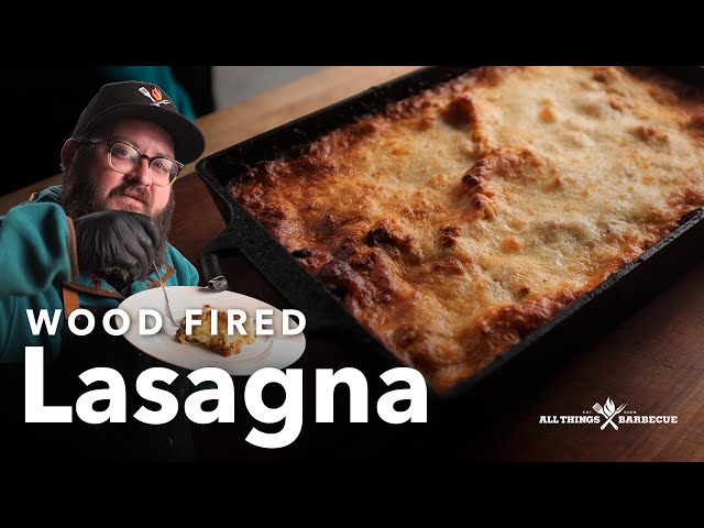 Lasagna on the Yoder Smokers Wood Fired Oven | Chef Tom X All Things Barbecue