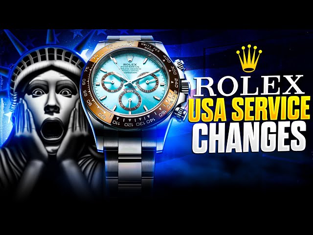 Major changes are underway for ROLEX service in the USA.