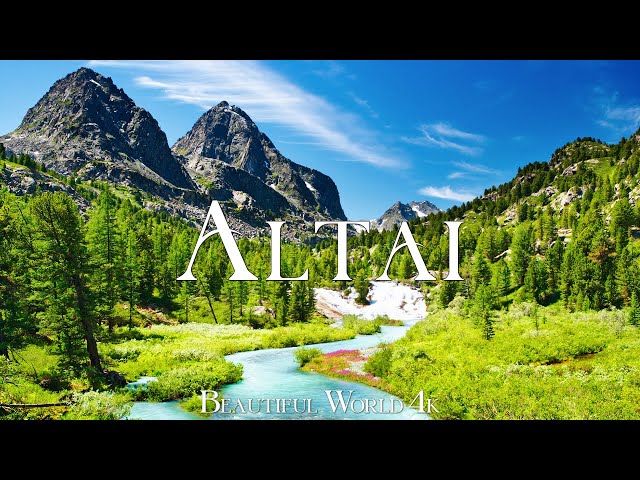 Altai 4K Scenic Relaxation Film - Peaceful Piano Music - Travel Nature