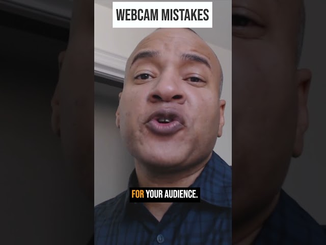 Webcam Mistake #2: Showing Nostril