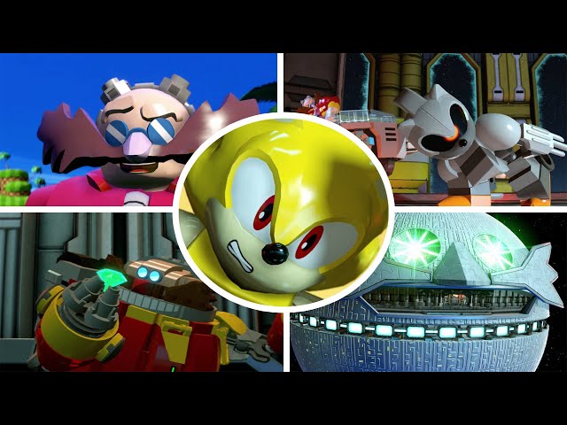 LEGO Sonic The Hedgehog - All Bosses & Cutscenes + Ending