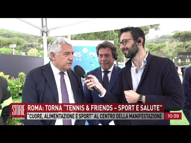 Roma: torna "tennis & friends - sport e salute"  - Storie italiane 03/05/2024