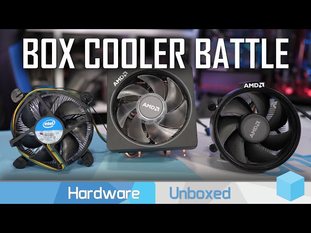 AMD's Wraith Coolers vs. Intel's Box Cooler