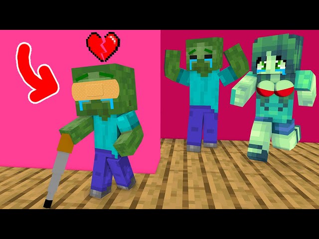 Monster School : Zombie is Blind ? - Sad Story - Minecraft Animation