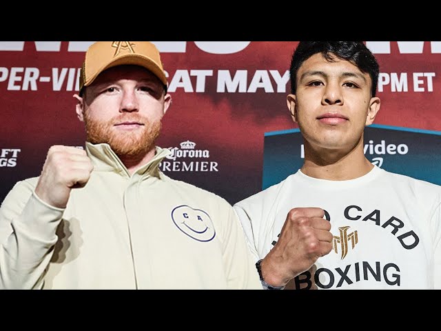 The FULL Canelo vs Munguia GRAND ARRIVAL • FIRST WORDS on KNOCKOUT WAR to KICK OFF Fight Week