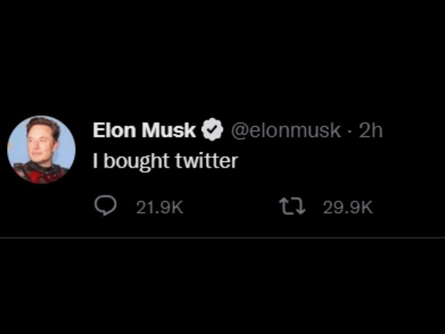 how elon bought the twitter in a nutshell