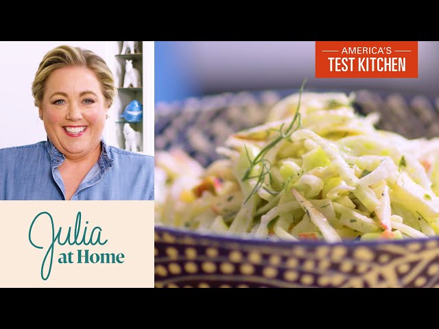 How to Make Apple and Fennel Bistro Slaw | Julia at Home