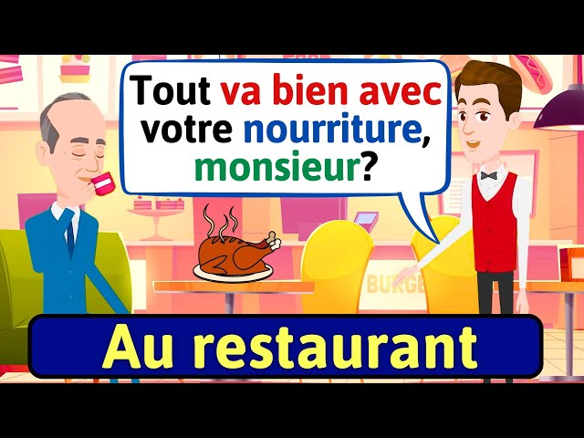 Au restaurant | Conversation en français | Apprendre à Parler Français | French conversation