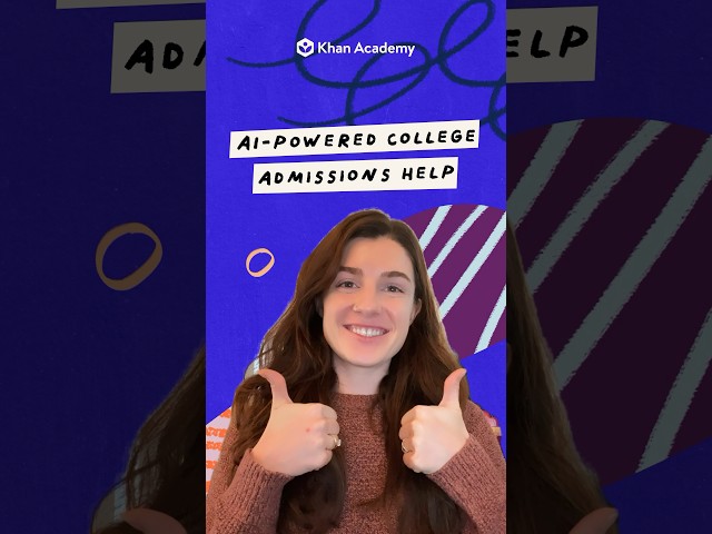 Try this AI for college admissions! #collegeapplications