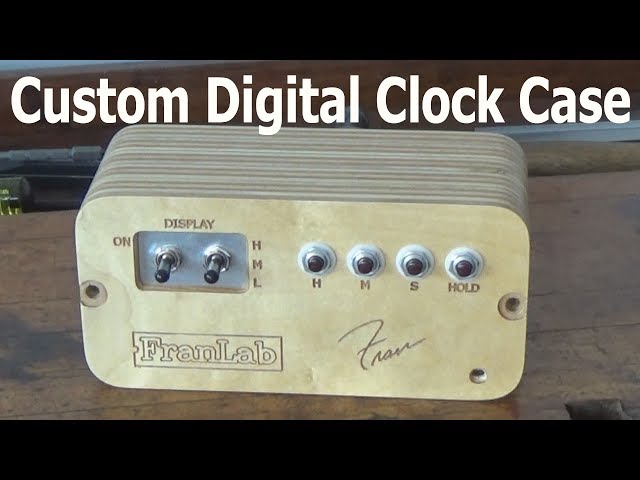 Custom Digital Clock Case