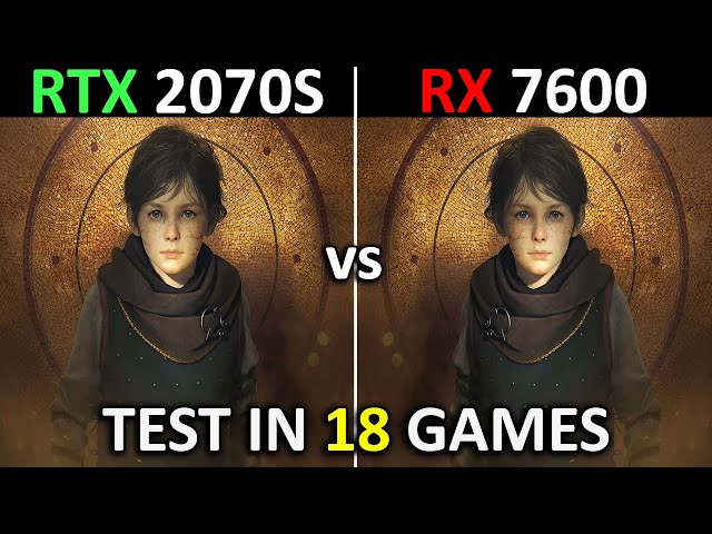 RTX 2070 SUPER vs RX 7600 | Test in 18 Games at 1080p | Performance battle! 🔥 | 2024