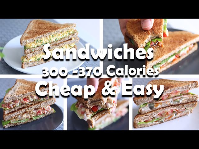 9 Healthy Sandwich Recipes For Weight Loss YOU NEED TO TRY!