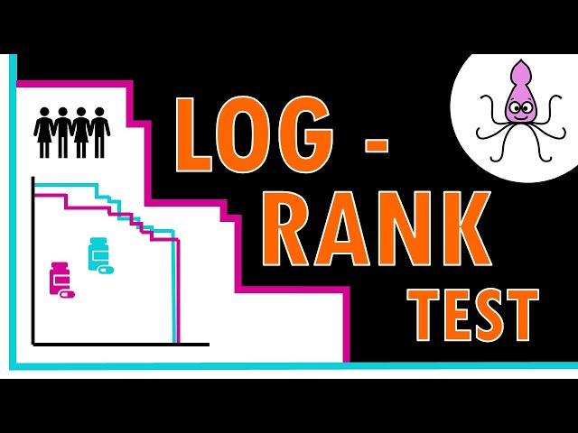 LOG RANK TEST for survival analysis - easily explained with an example!
