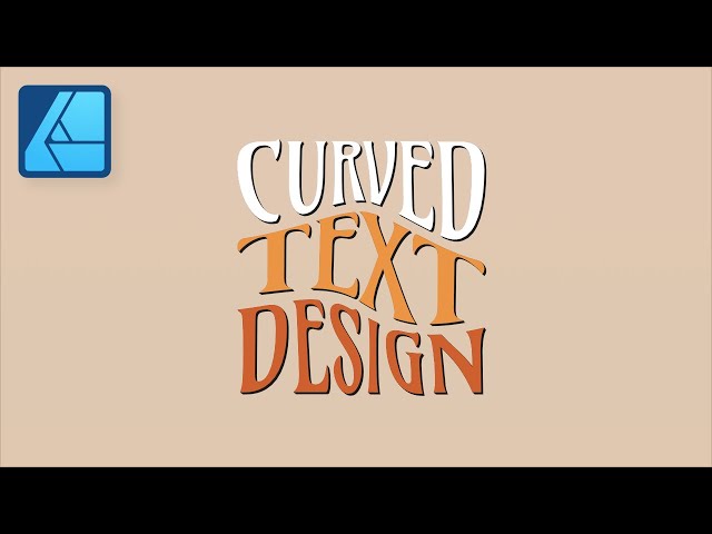 How to Make Curved Text in Affinity Designer