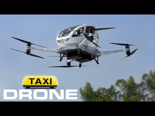 EHANG 184 - The World's First Passenger Taxi Drone