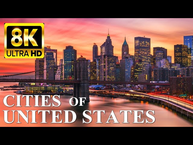Flying over American Cities 8K Ultra HD – Part 2