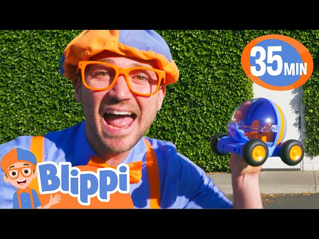 Blippi Plays and Drives with the Blippi Mobile! | BEST OF BLIPPI TOYS | Vehicle Videos for Kids