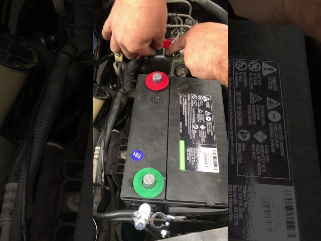 How to change a car battery.