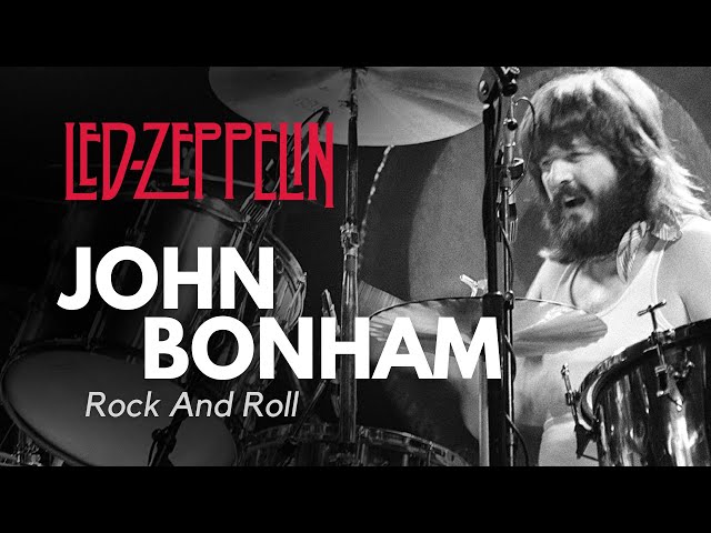 John Bonham's Drum Intro to "Rock And Roll": Gregg Bissonette Short Breakdown