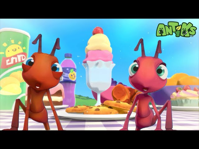 Ants at a Picnic | +60 Minutes of Antiks by Oddbods | Kids Cartoons | Party Playtime!