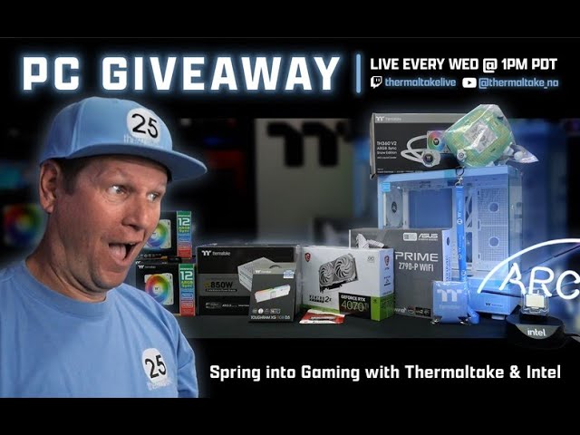 Spring Into Gaming View 270 PC Giveaway🧇🧇 Thermaltake | Intel🧇🧇 !giveaway !youtube !discord !gleam