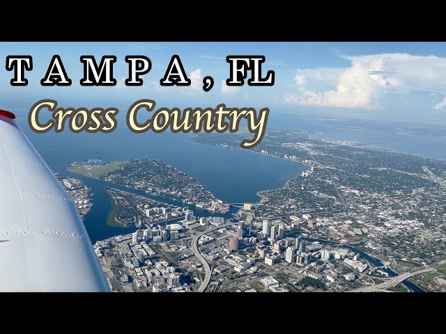 Cross Country Flight to Tampa & Orlando USA Part 1