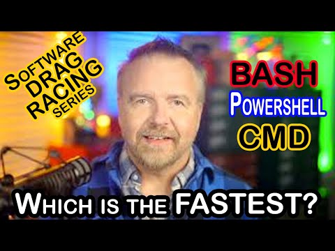 Bash vs Powershell vs CMD: The Software Drag Racing Series E03