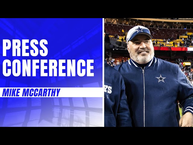 Head Coach Mike McCarthy Postgame: Week 18 | #DALvsWAS | Dallas Cowboys 2023