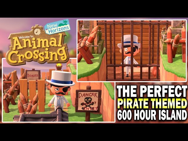 The Perfect Pirate Themed Island! 600+ Hours! Animal Crossing New Horizons 5-Star Island Tour