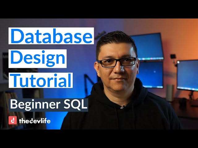 Database Design Step-By-Step Beginner Tutorial Using SQL Server