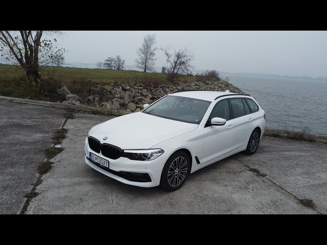 BMW 5 Touring 2019 XDrive 190 HP Sport Line White / SHOWCASE For Sale