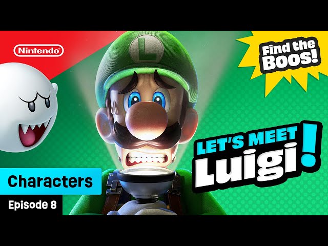 Meet Luigi: Mario’s Brother and Nervous Hero 💚 | Boo Seek and Find | @playnintendo