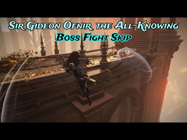 Sir Gideon Ofnir, the All-Knowing Boss Skip - Weapon Art Swap - Elden Ring