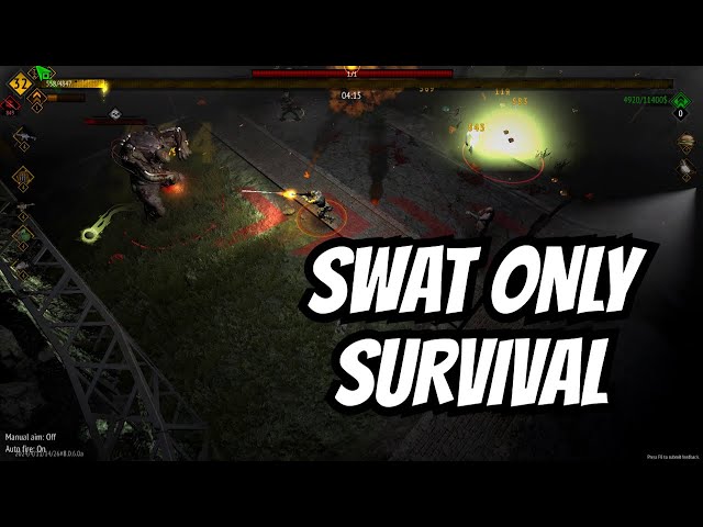 Can You Survive One-Hit Mode Using Only the Swat - Yet Another Zombie Survivors