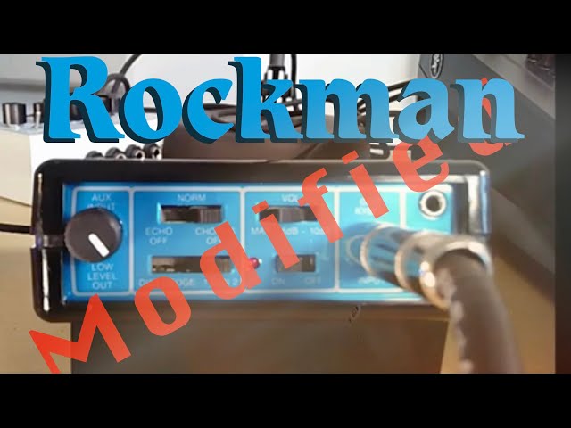 Rockman X100 Stereo Echo Modification
