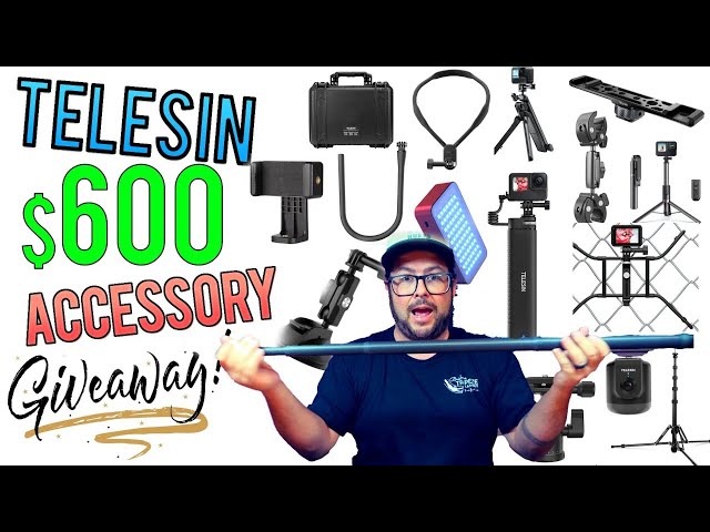 Telesin 10 year GIVEAWAY ACCESSORY PACK announcement!