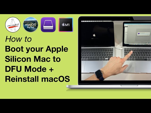 Boot Apple Silicon M1 Mac to DFU Mode & Reinstall macOS in 10 Minutes with 2nd Mac MacBook Pro & Air