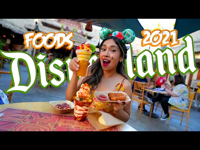 Awesome Disneyland Foods You MUST Try For 2021! Pizza on A Drink At Disney California Adventure?!