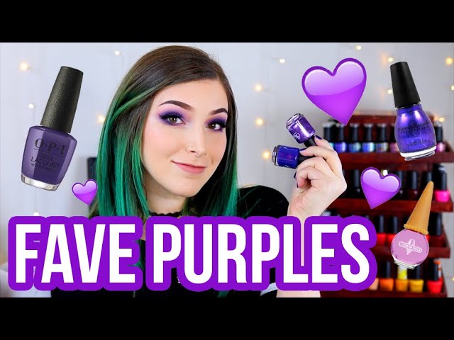 My Favorite Purple Nail Polishes EVER! (there are a lot) || KELLI MARISSA
