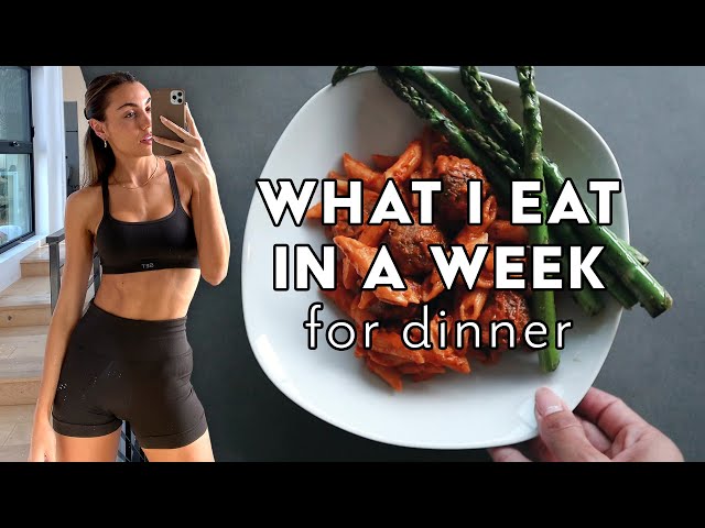What I Eat In A Week FOR DINNER // The Go-to's and Trying New Things // Sami Clarke