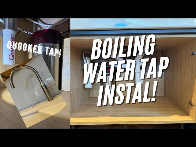 Boiling water tap install! (Quooker fusion tap).