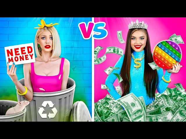Rich Girl vs Broke Girl | Awesome Stories in Real Life & Funny Girls Battle by RATATA BRILLIANT