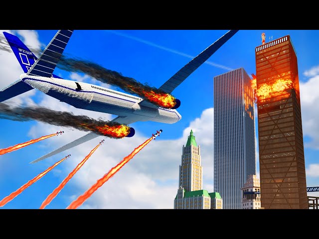 Realistic Plane Shootdowns & Crashes 13 😱 Teardown