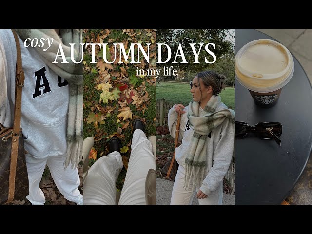 cosy autumn days in my life | slow morning, fall clothing haul & crisp walks🧸🍂