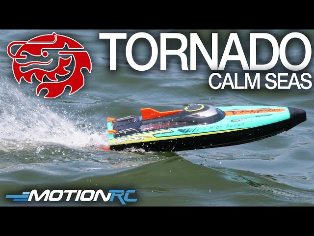 Heng Long Tornado Deep V RC Boat in Calmer Seas | Motion RC