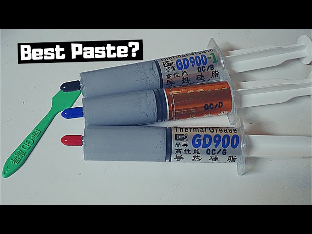 AliExpress Thermal Paste Comparison (feat. GD900, GD900-1 & GD007) GD900 is AWESOME