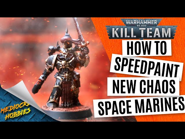 How to Speed Paint Black Legion Chaos Space Marine Legionary! Kill Team: Nachmund Playlist Part 2