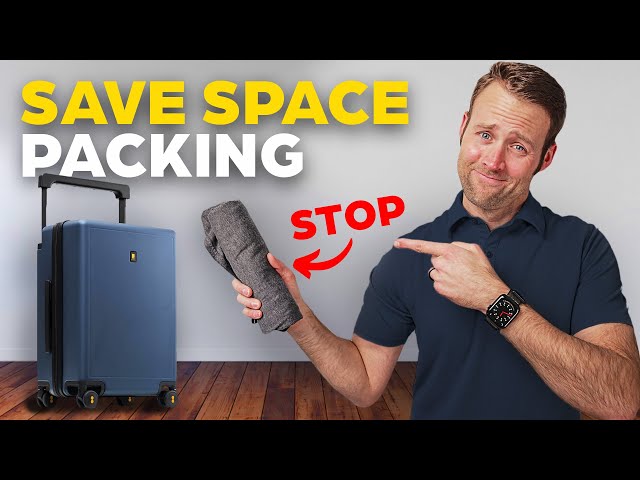 Do THIS to Save Space in Your Carry-On Luggage (Minimalist Packing Tips)