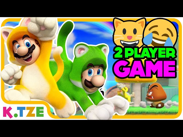 Super Mario Maker 2 - 2 Player 😇🐱 Katzen fauchen! | K.Tze